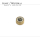 Couronne Omega originale 3,75 x 2,65 mm, jaune - 42044SX