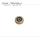 Corona Omega originale 5,00 x 2,90 mm, gialla - 43005LA