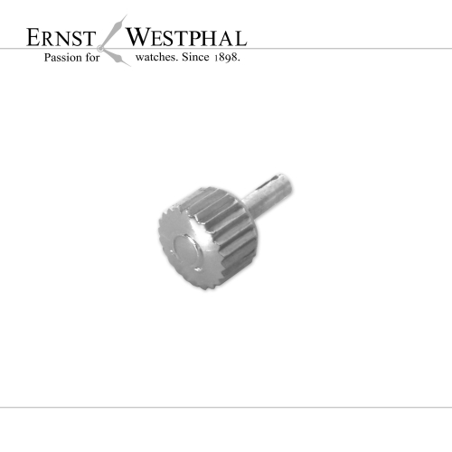 Original Omega crown 4.50 x 2.90 mm, steel - 43046ST