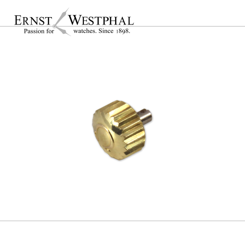 Original Omega crown 4.50 x 2.90 mm, yellow - 43051NA