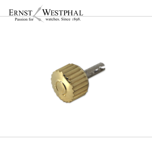 Original Omega crown 4.50 x 3.20 mm, yellow - 43098NA