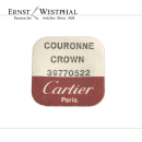 Corona CARTIER originale  giallo / blu 39770522