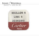 Original CARTIER Bandglied 5 bicolor - 20362815 für Santos