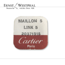 Maglia CARTIER originale 5 acciaio - 20371815 per Santos