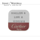 Original CARTIER Bandglied 6 bicolor - 10362816 für Santos