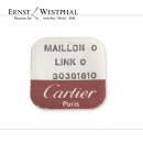 Original CARTIER end link 0 steel - 30381810 for Santos