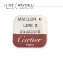 Original CARTIER end link 0 bicolor - 20362810 for Santos