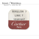 Maglia CARTIER originale 7 acciaio - 10361817 per Santos