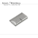 Original CARTIER link 6 steel - 13.76 mm for Santos