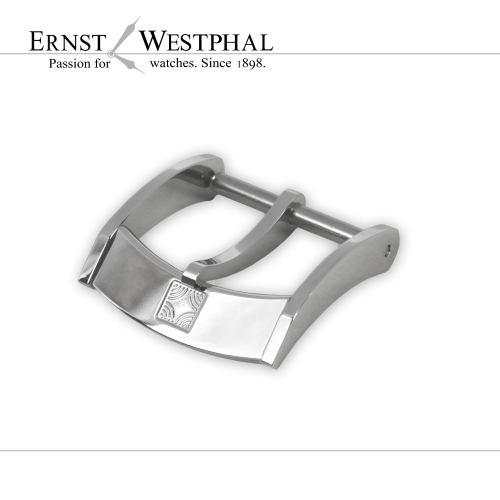 ZENITH original pin buckle steel polished high quality  16 mm / 18 mm
