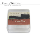 Original CARTIER Santos Zifferblatt 10360 GM, quadratisch 18,43 mm x 18,43 mm