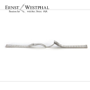 Original CARTIER Santos Damen Armband, Stahl 12 mm