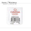Original OMEGA Krone, Stahl 6,5 mm x 3,7 mm - 069ST43069...
