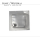 Corona Omega originale 4,00 x 2,0 mm, acciaio - 069ST32003
