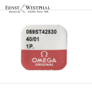 Original Omega crown 4.70 x 3.00 mm, silver - 069ST42530