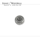 Couronne OMEGA originale 4,50 x 2,62 mm, acier
