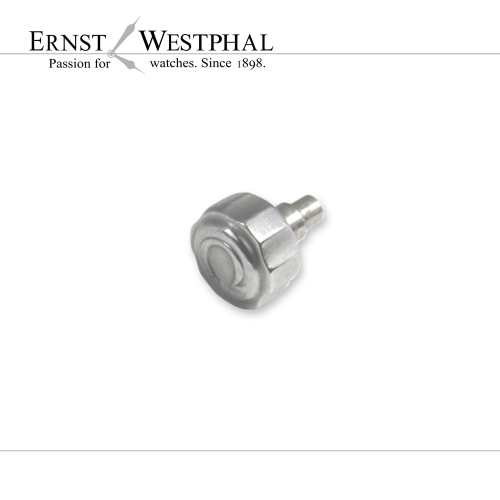 Original OMEGA screw-in crown 4.60 x 2.66 mm, steel