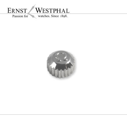 Original OMEGA crown 3.90 x 2.58 mm, steel