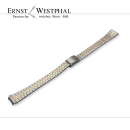 Original LONGINES watch strap, bicolor with 11.40 mm clasp