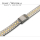 Cinturino per orologio originale LONGINES, bicolor con chiusura da 11,40 mm