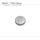 Corona OMEGA originale 5,20 x 1,70 mm, acciaio