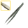 Universal tweezers form AA, length 120 mm made of stainless steel
