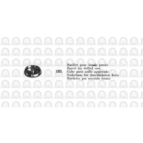 181 Tambour de barillet